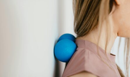 Photo by www.kaboompics.com: https://www.pexels.com/photo/close-up-photo-of-a-woman-pressing-her-neck-on-a-stress-ball-4498297/