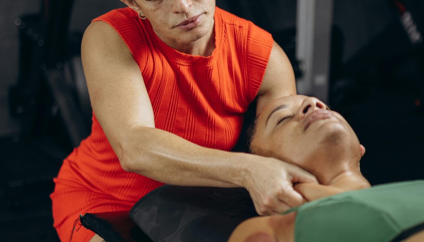 Photo by Jonathan Borba: https://www.pexels.com/photo/a-woman-is-getting-a-massage-on-her-back-27684623/