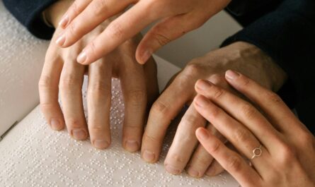 Photo by Mikhail Nilov: https://www.pexels.com/photo/photo-of-person-using-braille-6981036/