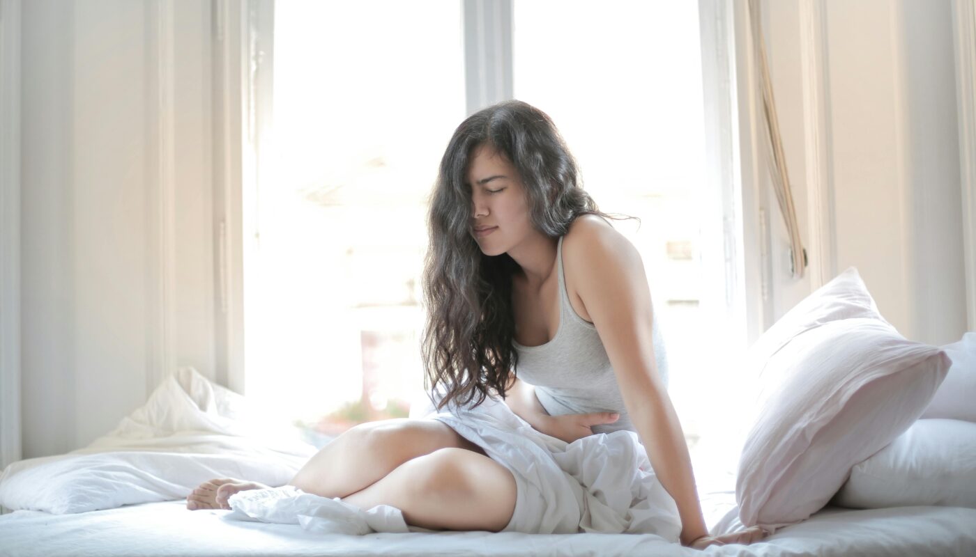 Photo by Andrea Piacquadio: https://www.pexels.com/photo/woman-suffering-from-a-stomach-pain-3807733/
