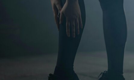 Photo by cottonbro studio: https://www.pexels.com/photo/person-touching-her-leg-7690836/