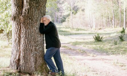 Photo by Ivan S: https://www.pexels.com/photo/a-man-in-black-shirt-in-grief-and-sorrow-8964120/