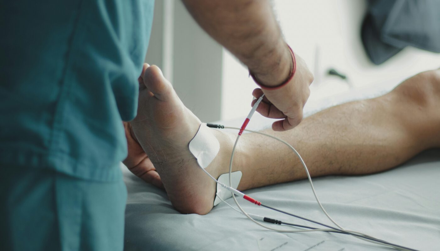 Photo by Juan Manuel Montejano Lopez: https://www.pexels.com/photo/leg-of-patient-on-bed-13185359/