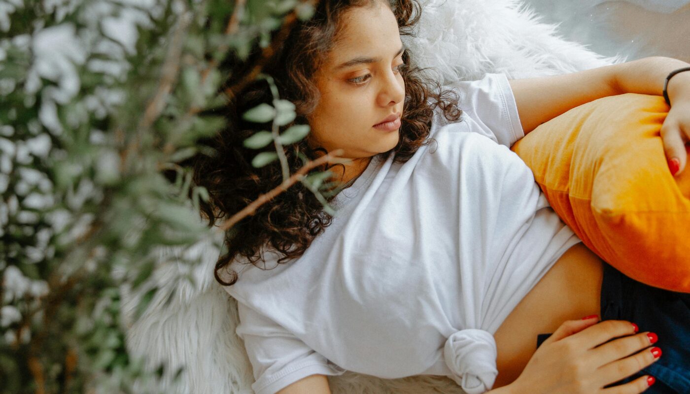 Photo by Polina Zimmerman: https://www.pexels.com/photo/woman-lying-on-couch-3958602/