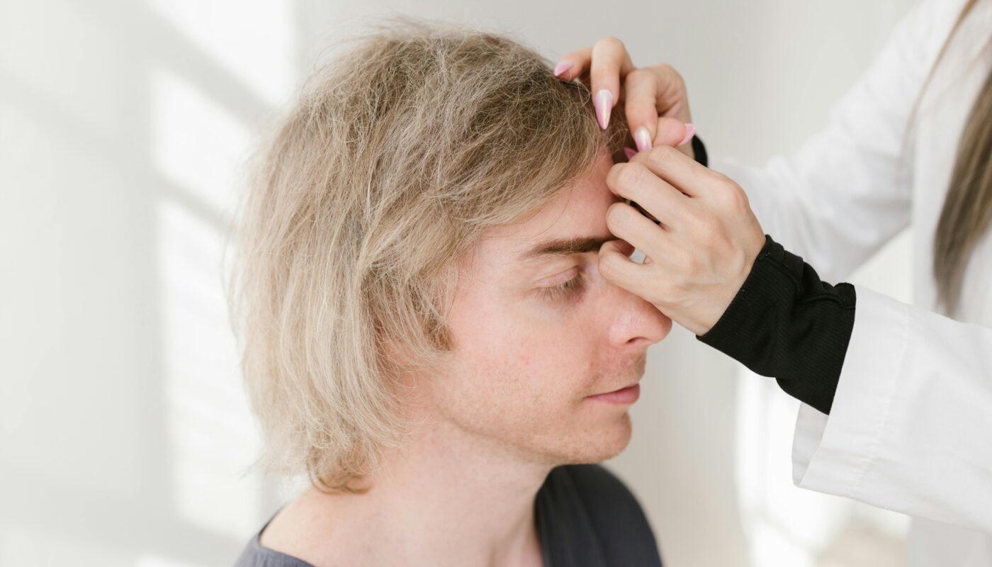 Photo by RDNE Stock project: https://www.pexels.com/photo/close-up-shot-of-man-getting-acupuncture-8312887/