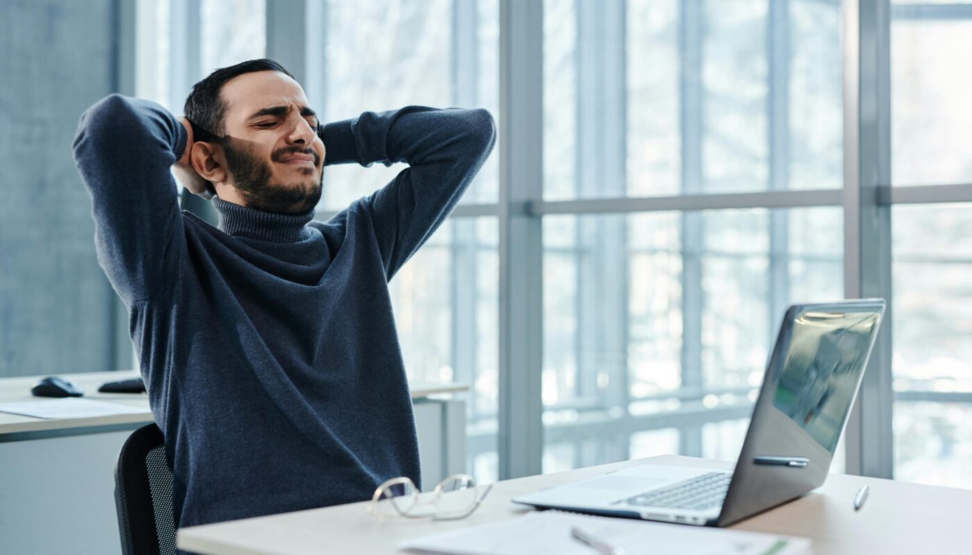Photo by Tiger Lily: https://www.pexels.com/photo/a-man-in-black-sweater-using-a-laptop-7108958/
