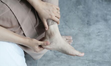 Photo by Towfiqu barbhuiya: https://www.pexels.com/photo/person-holding-her-foot-13095227/