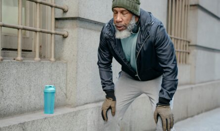 Photo by Barbara Olsen : https://www.pexels.com/photo/african-american-man-standing-on-street-while-break-in-training-7869680/