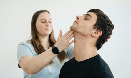 Photo by Funkcinės Terapijos Centras: https://www.pexels.com/photo/physiotherapist-exercises-with-the-patient-his-neck-20860591/