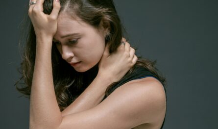 Photo by Ketut Subiyanto: https://www.pexels.com/photo/woman-holding-hair-with-hand-on-forehead-4584402/