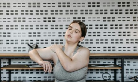 Photo by Pavel Danilyuk: https://www.pexels.com/photo/woman-sitting-on-yoga-mat-7801520/