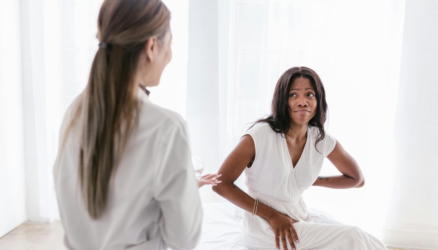 Photo by RDNE Stock project: https://www.pexels.com/photo/doctor-standing-over-patient-in-white-dress-8313199/