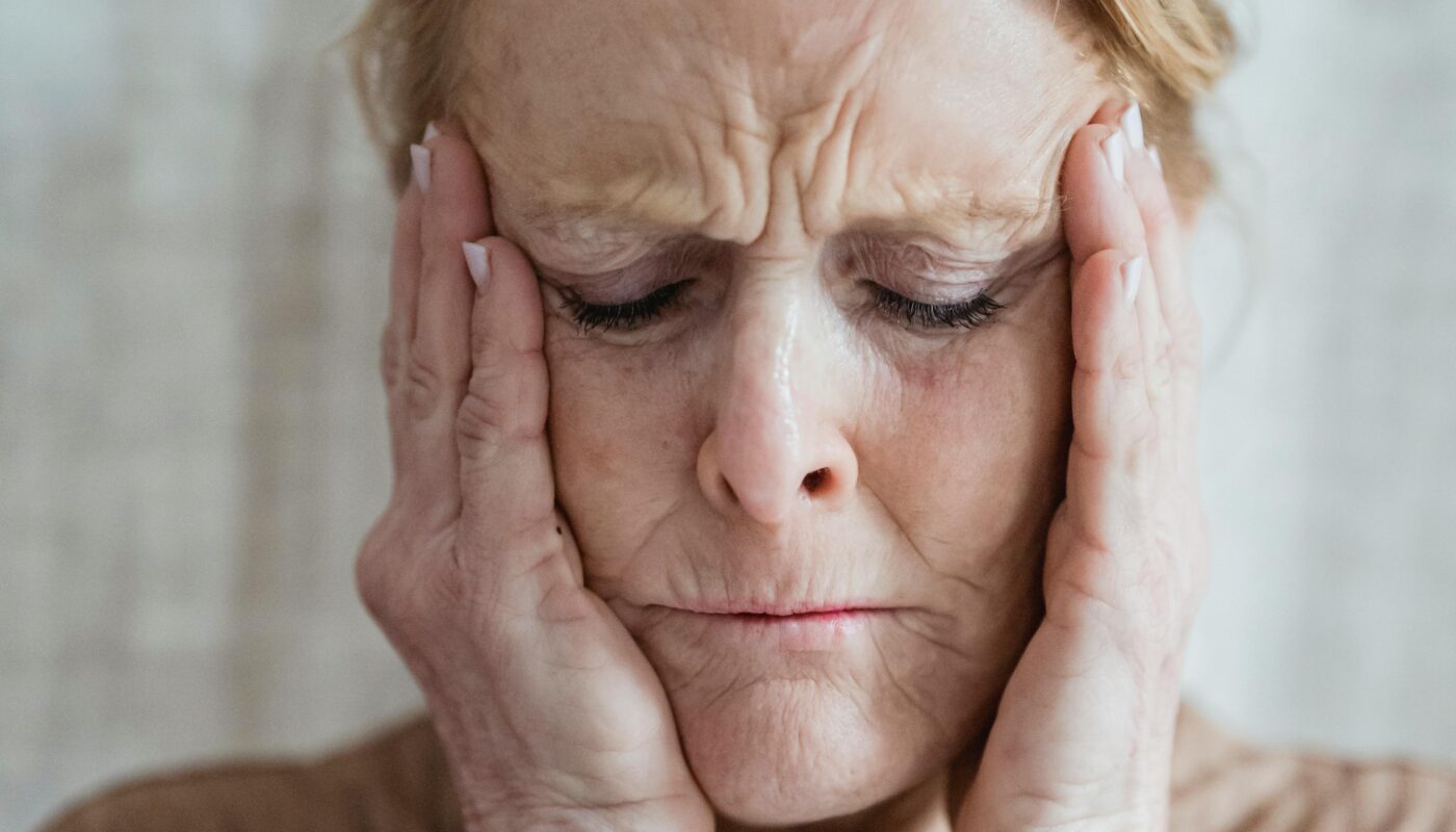 Photo by Teona Swift: https://www.pexels.com/photo/stressed-mature-woman-in-room-6874545/