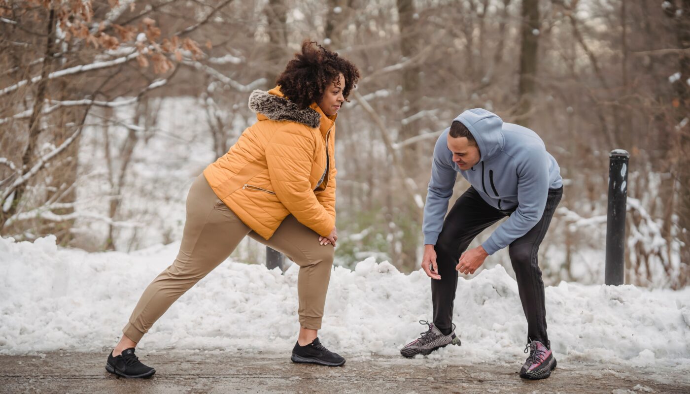 Photo by Julia Larson : https://www.pexels.com/photo/young-trainer-controlling-black-woman-in-doing-lunges-6455687/