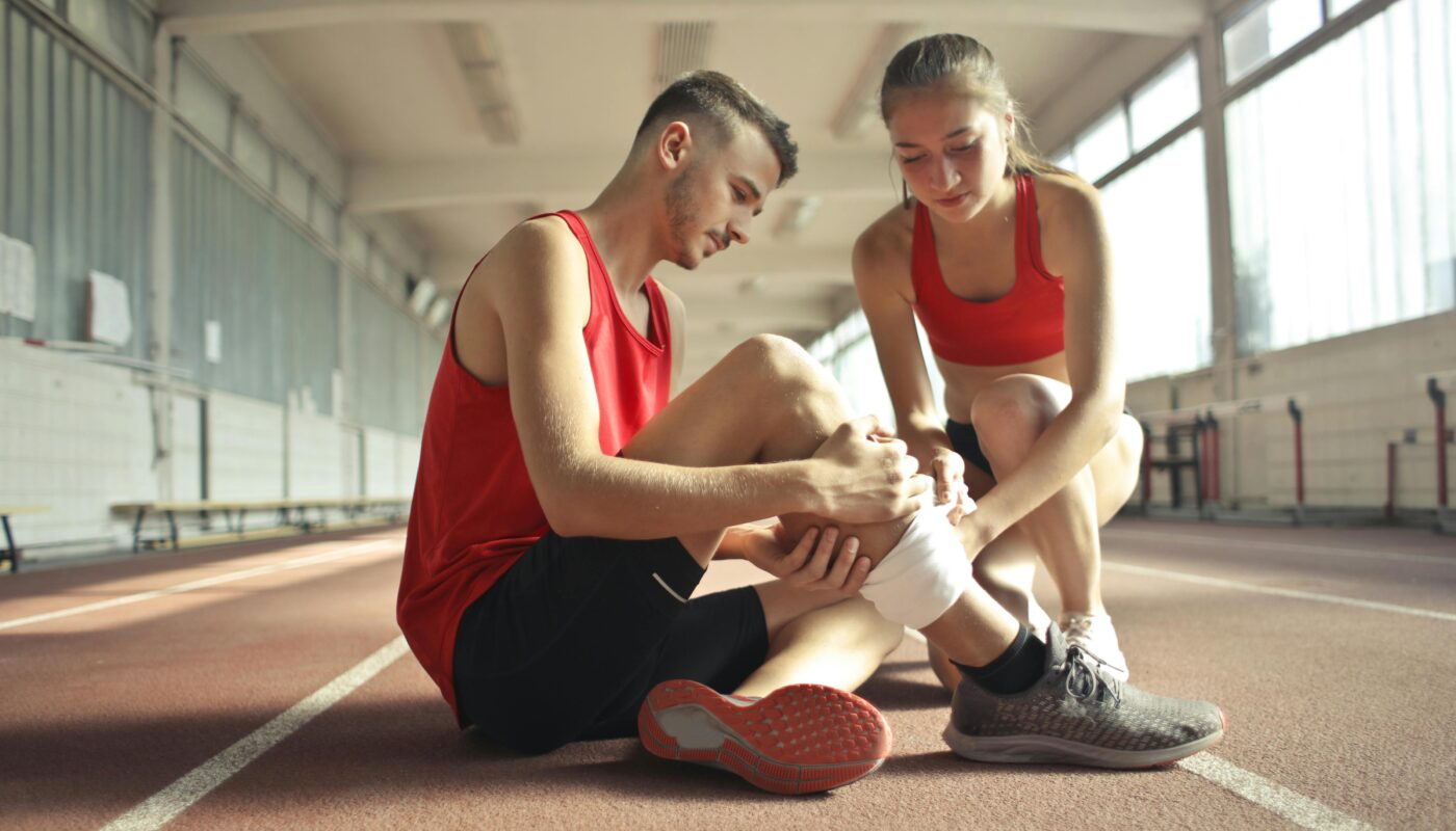 Photo by Andrea Piacquadio: https://www.pexels.com/photo/woman-wrapping-man-s-leg-with-bandage-3760275/