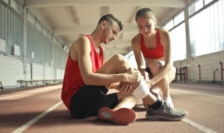Photo by Andrea Piacquadio: https://www.pexels.com/photo/woman-wrapping-man-s-leg-with-bandage-3760275/