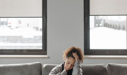Photo by Pavel Danilyuk: https://www.pexels.com/photo/woman-sitting-on-a-sofa-6753164/