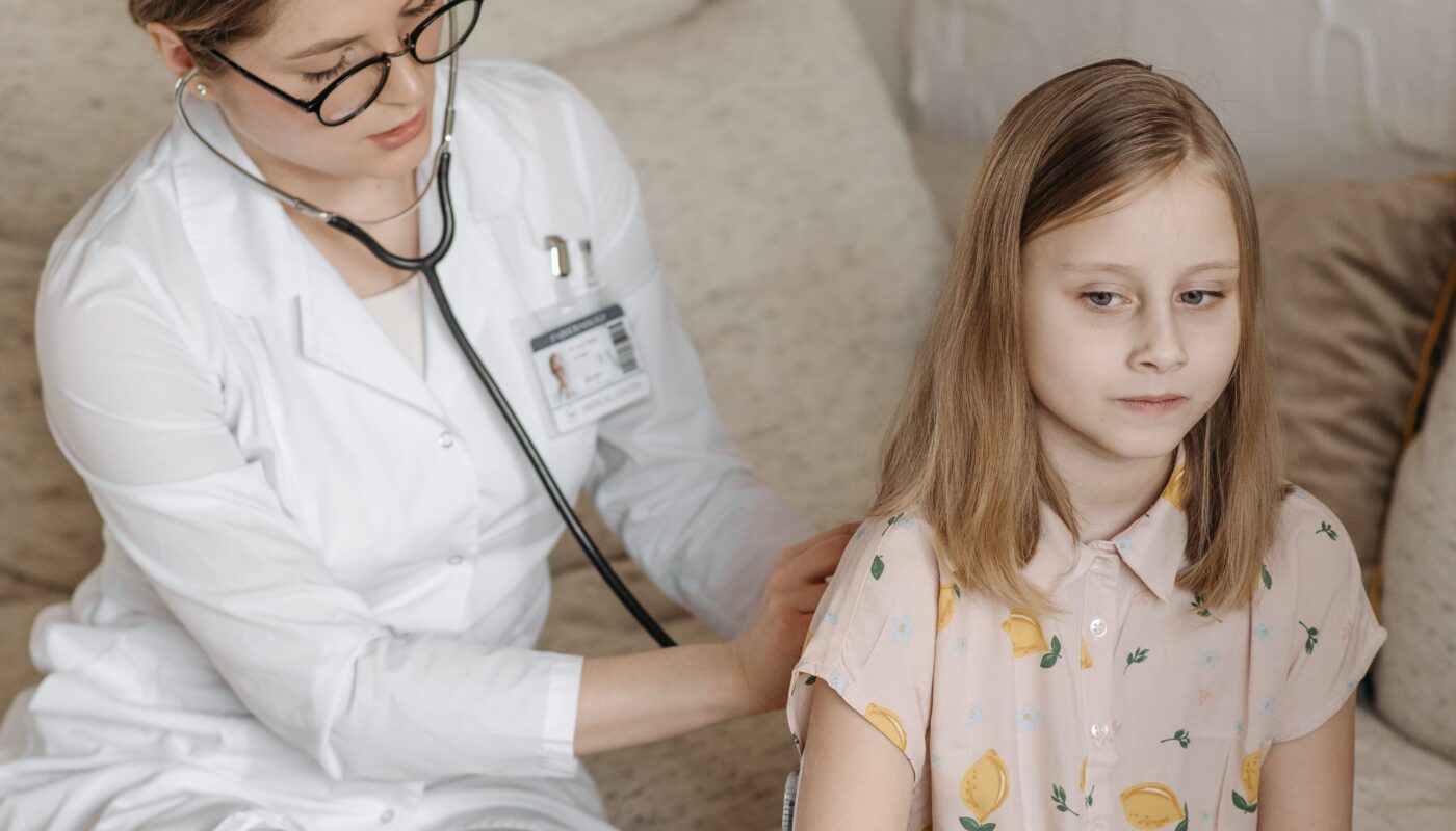 Photo by Pavel Danilyuk: https://www.pexels.com/photo/a-doctor-checking-a-child-7653113/