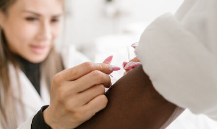 Photo by RDNE Stock project: https://www.pexels.com/photo/close-up-shot-of-a-person-doing-an-acupuncture-8313189/