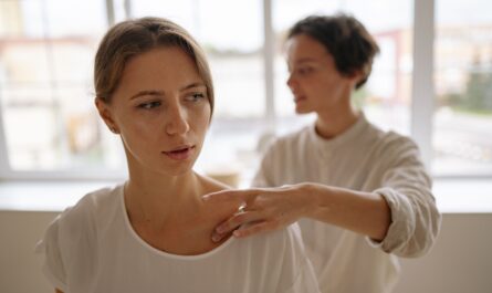 Photo by Yan Krukau: https://www.pexels.com/photo/a-therapist-massaging-a-client-s-shoulder-5793795/