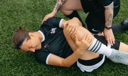 Photo by Anastasia Shuraeva: https://www.pexels.com/photo/injured-woman-lying-on-grass-field-9519544/