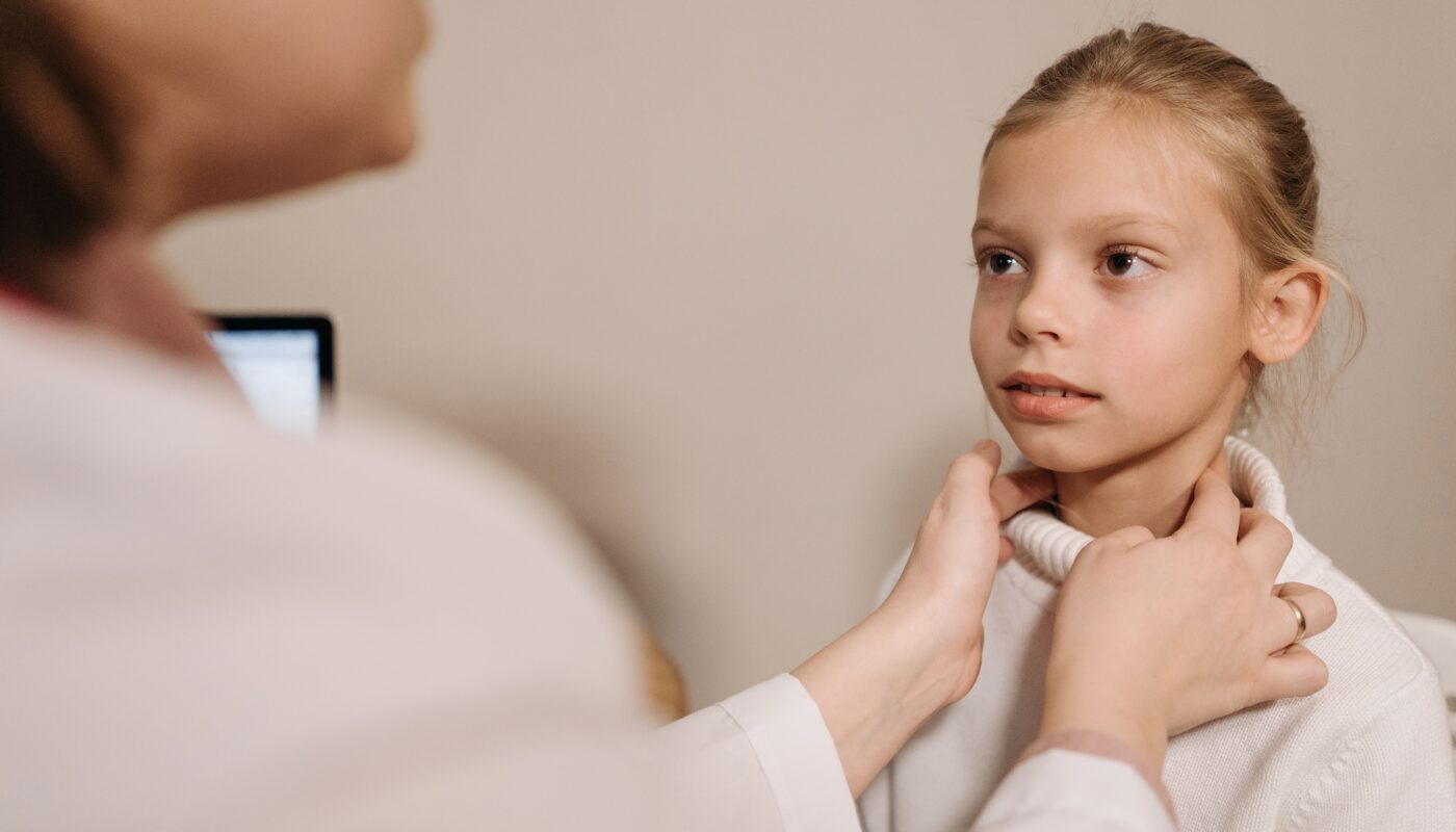 Photo by Pavel Danilyuk: https://www.pexels.com/photo/doctor-checking-girl-s-throat-tonsils-by-touching-her-neck-5998452/