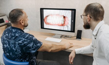 Photo by Pavel Danilyuk: https://www.pexels.com/photo/men-watching-teeth-on-monitor-screen-6812503/