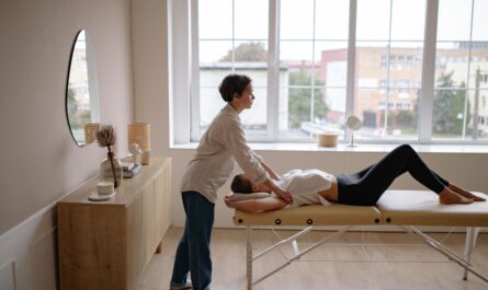 Photo by Yan Krukau: https://www.pexels.com/photo/a-massage-therapist-massaging-a-woman-on-a-massage-table-5793991/